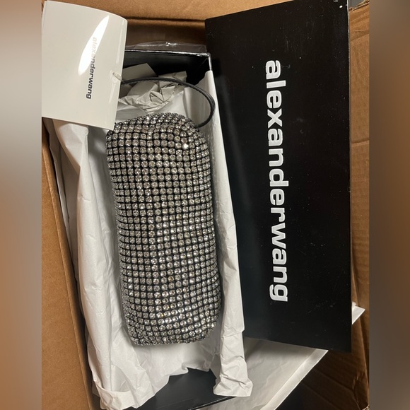 New in box Alexander Wang Crystal pouch - Picture 3 of 3